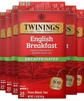 Twinings Lemon & Ginger, Caffeine-Free Herbal Tea Bags, 100 CT Box (1 Pack) | Spicy & Tangy, Ginger, Lemon Peel, Lemongrass, Blackberry Leaves, Soothe Digestion, 100 Foil Lined Individually Wrapped Bags