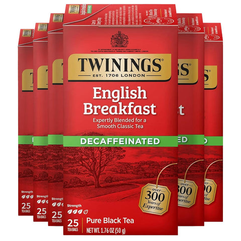 Twinings Lemon & Ginger, Caffeine-Free Herbal Tea Bags, 100 CT Box (1 Pack) | Spicy & Tangy, Ginger, Lemon Peel, Lemongrass, Blackberry Leaves, Soothe Digestion, 100 Foil Lined Individually Wrapped Bags
