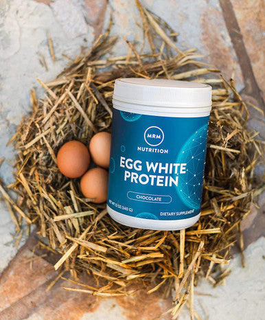 MRM Nutrition Egg White Protein | Chocolate Flavored | 23g Fat- Protein | with Digestive enzymes | Highest Biological Value | Clinically Tested | 20 Servings