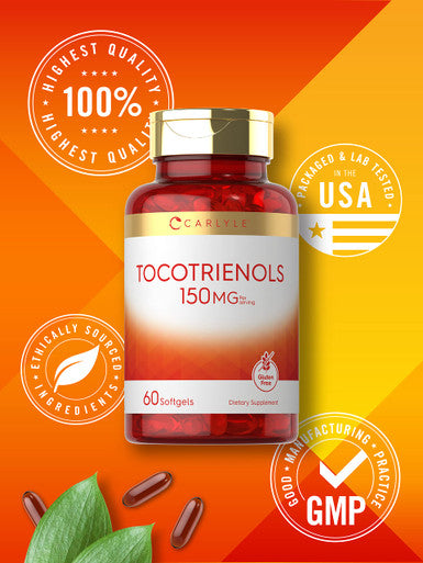 Carlyle Tocotrienols | 150Mg Supplement | 60 Softgels | Non-Gmo And Gluten Free Complex