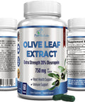 YUMMYVITE Premium Olive Leaf Extract - Extra Strength: 20% Oleuropein - 750Mg - Vegetarian - No Oil - Immune Support & Antioxidant Supplement, Non-Gmo - 60 Capsules