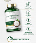 Carlyle Glucomannan Capsules | 200 Count | Soluble Fiber Pills | Non-Gmo, Gluten Free Supplement