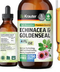 BIO KRAUTER Ginger Root Tincture - Organic Ginger Root Extract - Natural Ginger Supplements For Overall Wellness - Alcohol And Sugar Free - Vegan Drops 4 Fl.Oz.