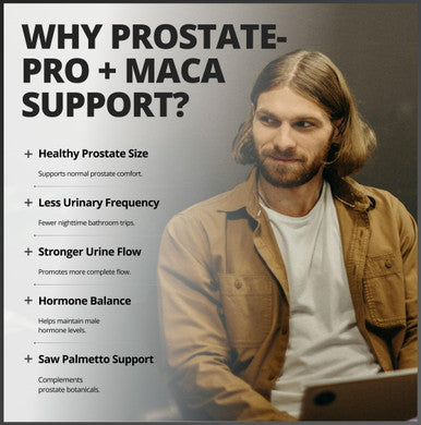 CanPrev ProstatePro Maca Support - 100 Veg Capsules