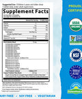 Garden of Life Dr. Formulated Probiotics For Kids Organic Kids+ - Berry Cherry 5 Billion Cfu Chewable Probiotic Plus Vitamin C And D Dairy Free Immune Digestive Health Supplement 30 Chewables