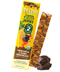 SOLELY - Organic Pineapple Coconut Fruit Jerky - 1 Individually Wrapped Strip - Fruit Leather Made from Dried Fruit - Healthy Snacks for Adults & Kids - Non GMO, Vegan Snacks - 0.8oz (23g)
