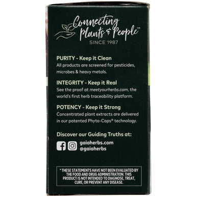 Gaia Herbs Agile Mind - Brain & Cognitive Support Herbal Supplements - with Organic Turmeric Root, Bacopa, Black , and Ginkgo Biloba - 60 Vegan Liquid Phyto-Capsules (30-Day Supply)