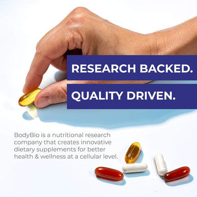 Bodybio Balance Oil - Essential Fatty Acids Omega 3 & 6 - Cold Pressed, Vegan, Organic Safflower And Flax Seed Oil Blend For Brain & Mood Support And Cellular Health, 16 Oz