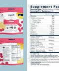Organifi Glow - Vegan Collagen Powder For Women - Organic Flavored Water Ingredient, 30 Servings
