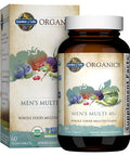 Garden of Life Organics Whole Food Multivitamin For Men 40+ 60 Tablets Vegan Mens Multi For Health Well-Being Certified Organic Whole Food Vitamins Minerals For Men Over 40 Mens Vitamins