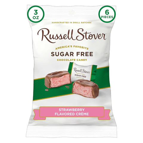 Russell Stover Sugar Pecan Delights with Stevia 10 oz. Bag