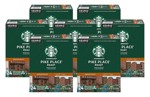Starbucks K-Cup Coffee Pods, Medium Roast Hot or Iced Coffee, Pike Place Roast, 60 Keurig Pods ÃƒÂ¢Ã¢â€šÂ¬Ã¢â‚¬Â¹