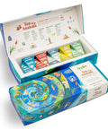 Lazi ka Lazika Tea Variety Pack Black Green and Herbal Tea Assortment Tea Sampler Set Assorted Tea Variety Pack with Pyramid Tea Bags Tea Set 10 Counts