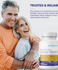 Juvenon Cellular Health Heart, Brain Supplement With Acetyl L-Carnitine And Biotin - Supports Nad+ Function, Energy Production, Mood, Revitalized Metabolism, Mental Focus & Clarity (90 Capsules)