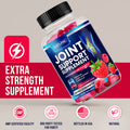 Built Nature Joint Support Gummies - Advanced Glucosamine Gummy Supplement With Vitamin E, High Potency Antioxidant & Inflammatory Response, Comfort For Back, Knees, Hands, Non Gmo, 60 Extended Delivery Gummies