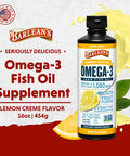 Barlean's, Omega-3 Fish Oil Lemon Creme 16 oz (454 g)