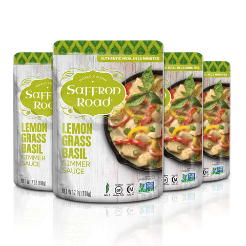Saffron Road Lemongrass Basil Simmer Sauce, 7 oz