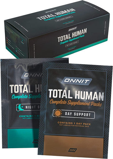 ONNIT Total Human Day and Night Vitamin Packs for Men and Women 30Day Supply Adult Multivitamin