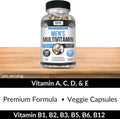 Kaya Naturals Multivitamin for Men Mens Prostate Multivitamin Multi Mineral Daily Supplement Pills for Men Supports Healthy Prostate Vitaminas para Hombres 60 Veggie Capsules