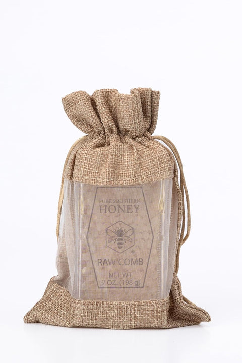 100% Authentic, USA ÃƒÂ¢Ã¢â€šÂ¬Ã¢â‚¬Å“ Made [ 4 oz ] MINI Raw Unfiltered Honey Gourmet Gift Bag with Dipper, Pure Southern Honey - Unheated - Non - GMO, No Additives, All - Natural Sweetener- Environmental-Friendly Glass Jar