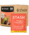 Stash Tea Ginger Peach Green Tea & Matcha Blend, Box of 100 Tea Bags (Packaging May Vary) | Zesty, fruity blend with peach, ginger and matcha notes, Non-GMO Project Verified and foil-sealed freshness
