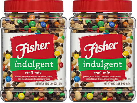 Fisher Snack Tex Mex Bulk Trail Mix, 30 oz (Pack of 1); Hot & Spicy Peanuts, Almonds, Salsa Corn Sticks, Sesame Sticks, Chili Bits and Pepitas; Trail Mix Snacks, Snacks for Adults