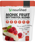 So Nourished Monk Fruit Sweetener with Erythritol Granular - 1:1 Sugar Substitute, Keto - 0 Calorie, 0 Net Carb, Non-GMO 2.5 Pounds