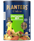 PLANTERS Pistachio Nuts Lovers Nut Mix with Pistachios no shell, Almonds & Cashews, Party Snacks, Plant-Based Protein, After School Snack, Bulk Nuts, Kosher 1lb 2.5oz