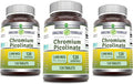Amazing Nutrition Formulas Chromium Picolinate | 1000 Mcg Tablets Supplement | Non-GMO | Gluten | Made in USA (3 Pack 120 Count)