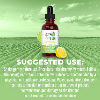 Maryruth Organics L Theanine 200mg Liquid Drops | Mood Support for Adults & Kids | Focus Supplement | Natural Sleep Support | Relaxation | Amino Acid | Vegan | Non-GMO | Gluten | 30 Servings