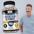 Kaya Naturals Magnesium Glycinate 183mg per Caps Chelated for Maximum Absorption NonGMO NO Gluten Dairy and Soy Supports Muscle and Heart Health 30 Count