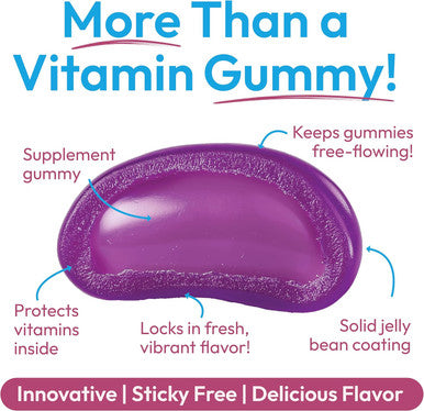 Multivitamin Jelly Bean Gummies With Zinc For Men And Women Immune Support Dietary Supplements For Adults Vegetarian 120 Berry Blast Jelly Beans Kosher