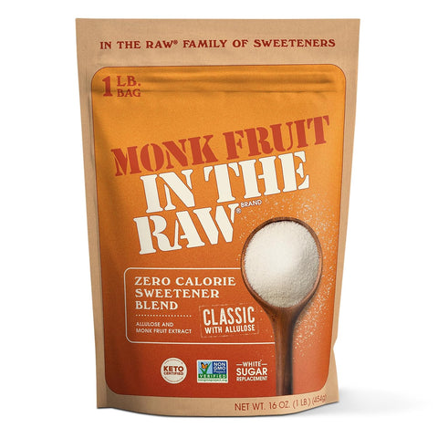 Monk Fruit In The Raw Sweetener Packets, 200 Ct, Keto Certified Monk Fruit Sweetener Packets, Zero Calories, Zero Net Carbs, Non-GMO Project Verified, Vega, Low Glycemic Index