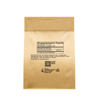 PURE ORIGINAL INGREDIENTS Dim, 4 Oz, Diindolylmethane Powder, Dietary Supplement, No Additives, Always Pure