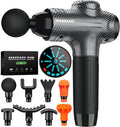 Raemao Massage Gun, Massage Gun Deep Tissue, Back Massage Gun For Athletes For Pain Relief Attaching 8 Pcs Replacement Heads, Percussion Massager With 10 Speeds & Led Screen, Carbon