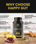 Natural Gut Health Supplement (Us Made) Gut Repair, Bloating Relief, Gut Cleanse & Restore Digestion. Digestive Enzymes & Probiotics For Women & Men-60Capsules