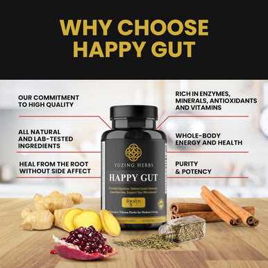Natural Gut Health Supplement (Us Made) Gut Repair, Bloating Relief, Gut Cleanse & Restore Digestion. Digestive Enzymes & Probiotics For Women & Men-60Capsules