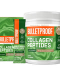 Bulletproof Unflavored Collagen Protein Powder, 18G Protein, 17.6 Oz, Unflavored Collagen Protein Powder Gopacks, 12G Protein, 15 Pack, Grass Fed Collagen Peptides And Amino Acids