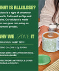 Whole Earth Liquid Allulose Sweetener, Zero Calorie Sugar Substitute, Keto-Friendly, Non-GMO, No Erythritol, Erythritol-Free, 11.5 oz Bottle