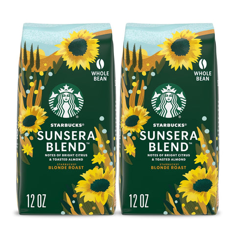 Starbucks Whole Coffee Beans, Starbucks Blonde Roast Hot or Iced Coffee, Veranda Blend, Six 12 oz BagsÃƒÂ¢Ã¢â€šÂ¬Ã¢â‚¬Â¹