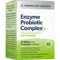 American Health Enzyme Probiotic Complex Plus, 20 Billion Microorganisms - Clinically Studied Strain - Advanced Support For Gas & Bloating* - Non-Gmo - 30 Capsules, 30 Total Servings