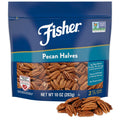 Fisher Chef's Naturals Pecan Halves 24 oz Resealable Bag, Unsalted Raw Nuts for Cooking, Baking & Snacking, Healthy Snacks for Adults, Vegan Protein, Keto Snack, Gluten Free Raw Pecans Halves