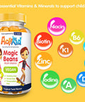 Actikid Magic Beans Vegan Multi-Vitamin 60X Tropical Twist Flavour | Gelatine Free | Children'S Vitamin | Immune System Booster