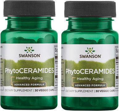 Swanson Advanced Phytoceramides 30 Milligrams 30 Veg Capsules (2 Pack)
