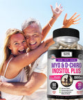Kaya Naturals Myo and DChiro Inositol Plus Support for Women Vitamin B860 Capsules