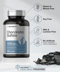 Horbaach Chondroitin Sulfate 1200mg 120 Capsules Non GMO and Gluten Free Supplement