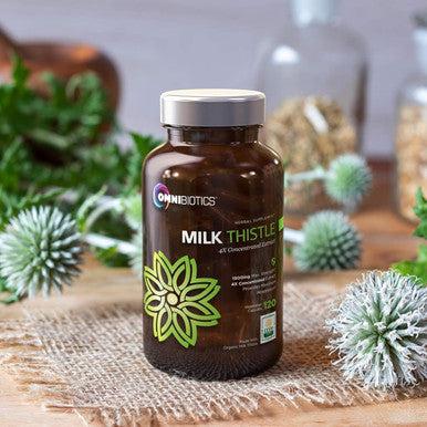 Organic Milk Thistle Capsules, 1500Mg 4X Concentrated Extract With Silymarin Is The Strongest Milk Thistle Supplement Available. Great For Liver Cleanse 120 Vegetarian Capsules
