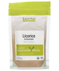 Banyan Botanicals Licorice Root Powder, 1/2 Pound - Usda Organic - Glycyrrhiza Glabra - Ayurvedic Herb For Lungs, Skin, & Stomach