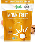 Health Garden Monk Fruit Sweetener, Golden, 15oz Bag ÃƒÂ¢Ã¢â€šÂ¬Ã¢â‚¬Å“ 1:1 Monk Fruit Sugar Substitute with Erythritol ÃƒÂ¢Ã¢â€šÂ¬Ã¢â‚¬Å“ Zero Calorie Monkfruit Sweetener Pure ÃƒÂ¢Ã¢â€šÂ¬Ã¢â‚¬Å“ Ideal for Baking, Keto Friendly, Non-GMO, Kosher
