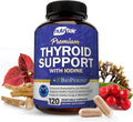 Nutriflair Thyroid Support Complex, 120 Capsules - With Iodine, Black Pepper, Ashwagandha, Vitamin B12 - Thyroid Supplement For Women And Men